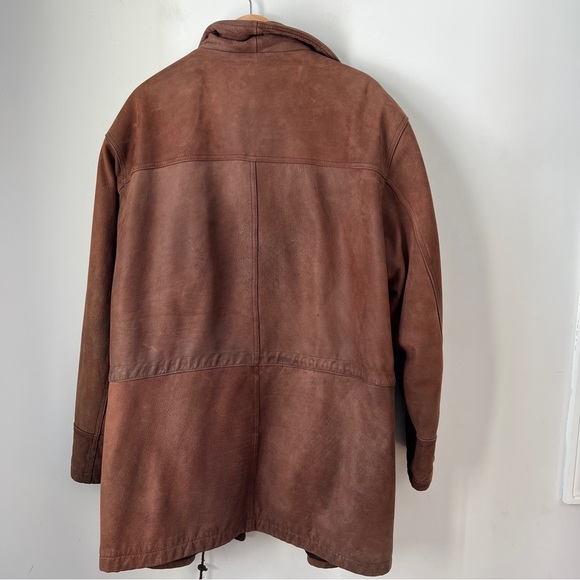 Vintage Wilson’s Leather Jacket Adventure Bound Mens Size XL with Flaws - Picture 7 of 14